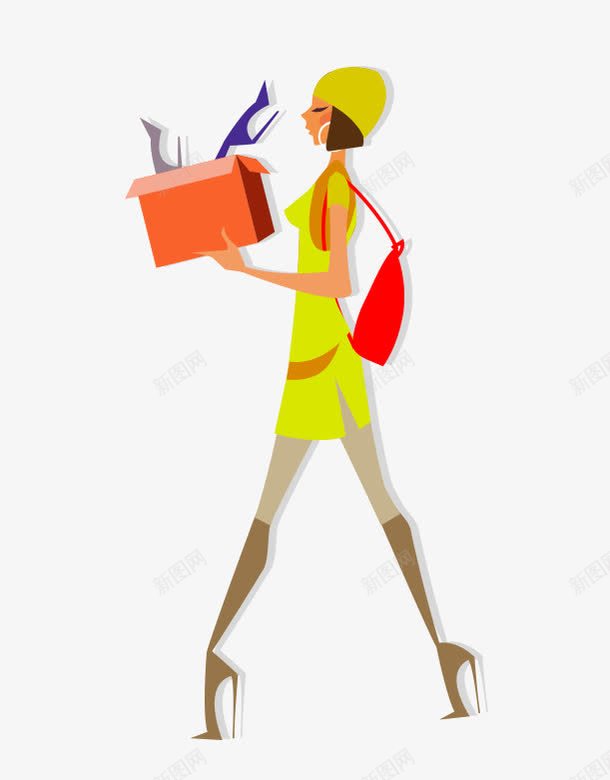 时尚美女png免抠素材_88icon https://88icon.com 卡通美女 女性 时尚美女 美女