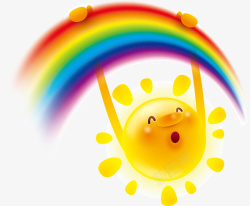 卡通太阳矢量图素材