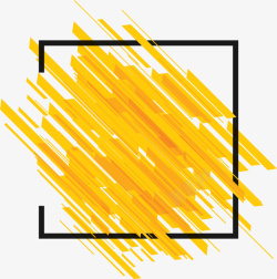 黄色斜纹抽象花纹矢量图素材