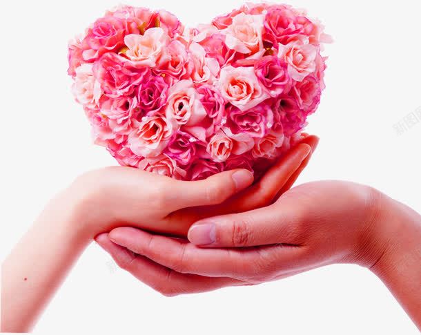 红色清新手捧爱心装饰图案png免抠素材_88icon https://88icon.com 免抠PNG 手捧 清新 爱心 红色 装饰图案