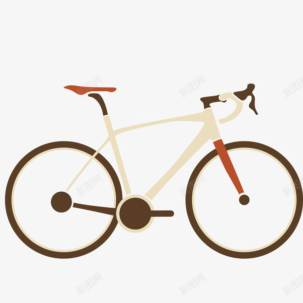 卡通单车自行车png免抠素材_88icon https://88icon.com 交通工具 代步工具 单车 自行车