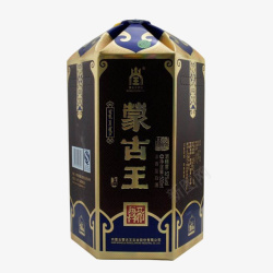 黑色好喝烈性蒙古酒素材