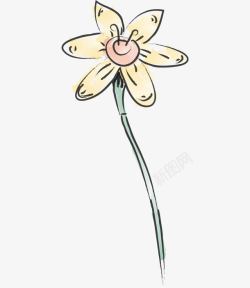 手绘水彩花卉素材