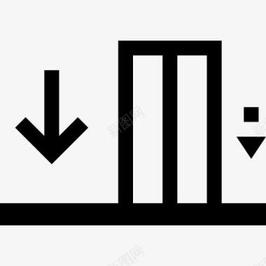 铁艺门电梯图标图标