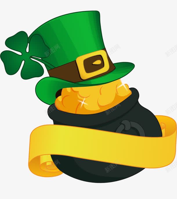 手绘帽子与金币png免抠素材_88icon https://88icon.com 帽子 手绘 理财 金币
