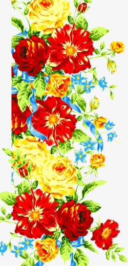 油画创意海报花朵素材