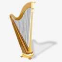 竖琴仪器音乐管弦乐队png免抠素材_88icon https://88icon.com harp instrument music 仪器 竖琴 音乐