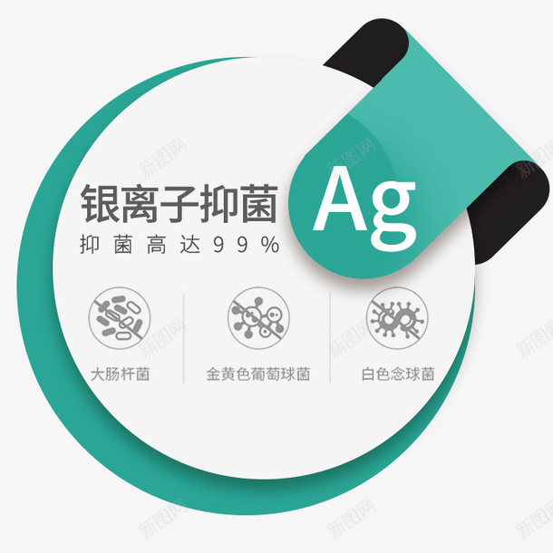 银离子抑菌抗菌png免抠素材_88icon https://88icon.com Ag 抑菌 抗菌 银离子