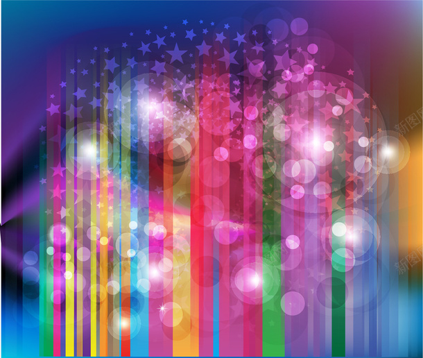 彩色背景矢量图ai免抠素材_88icon https://88icon.com 彩色 矢量素材 背景 节日装饰 矢量图