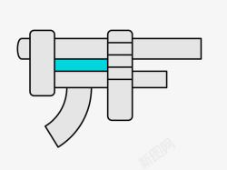 手枪玩具卡通素材
