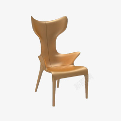 创意金属色单人椅素材
