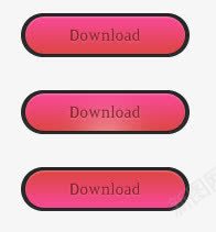 粉色爱心粉色按钮UI图标图标