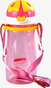 粉色水壶吸管水杯素材