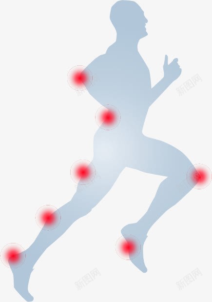 创意运动跑步人物png免抠素材_88icon https://88icon.com 个性 动感 抽象人物 时尚 跑步 运动员