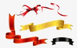 彩带蝴蝶结素材