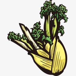 手绘简笔画蔬果蔬菜果蔬卡通素材