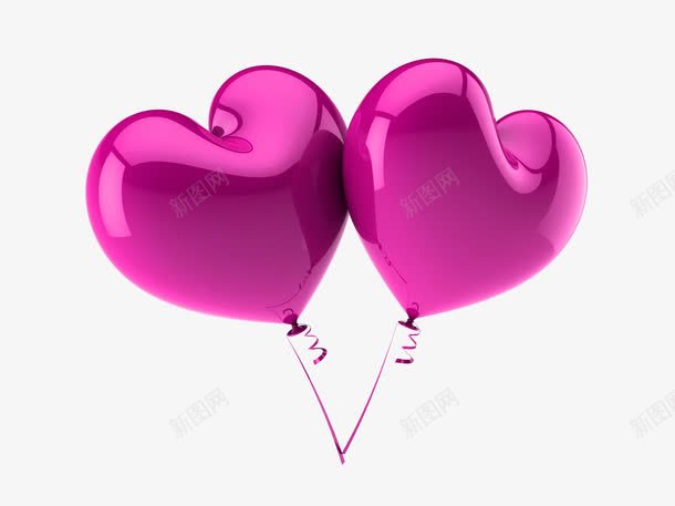 紫色清新爱心气球装饰图案png免抠素材_88icon https://88icon.com 免抠PNG 气球 清新 爱心 紫色 装饰图案