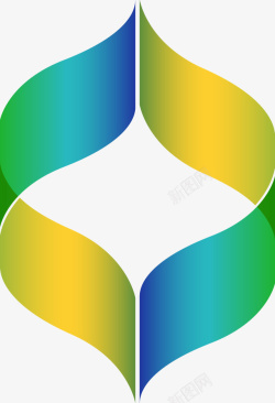 手绘彩色LOGO图标矢量图素材