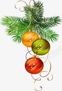 圣诞节星星装饰植物png免抠素材_88icon https://88icon.com 圣诞节 星星 植物 装饰