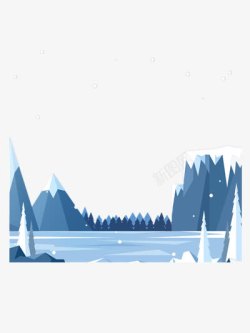 雪景背景素材