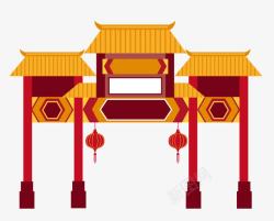 中国式建筑素材