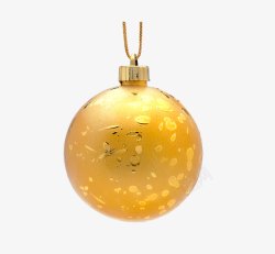 金色圣诞球素材