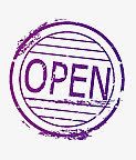 OPEN章印png免抠素材_88icon https://88icon.com OPEN 喷墨 排版 章印 艺术 英文开业