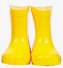 黄色雨鞋素材