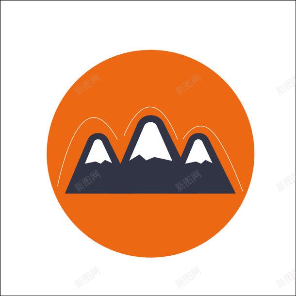 标志山抛物线png免抠素材_88icon https://88icon.com 几何 卡通 山 抛物线 标志