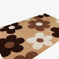 扁平化居家式花纹铺地毛地毯素材