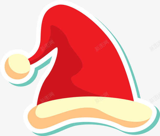 红色卡通圣诞帽png免抠素材_88icon https://88icon.com 冬季 卡通帽子 圣诞节 帽子 红色圣诞帽 装饰图案