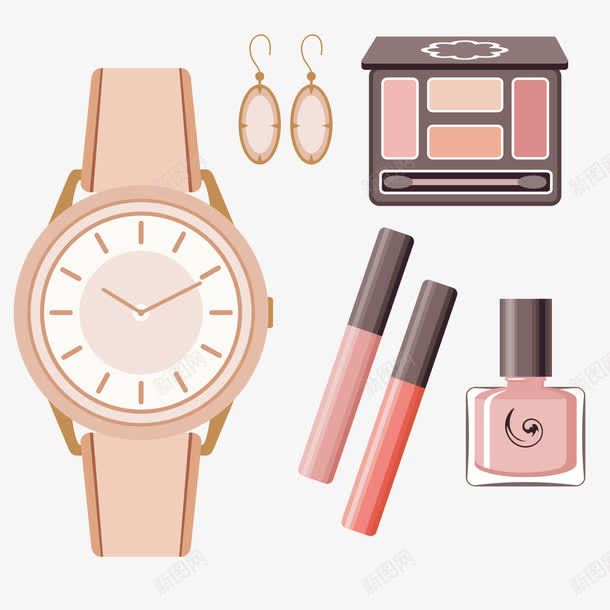 时尚女性配饰与化妆品png免抠素材_88icon https://88icon.com 化妆品 女性 时尚 配饰