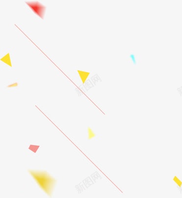 彩色漂浮创意三角线条png免抠素材_88icon https://88icon.com 三角 创意 彩色 漂浮 线条