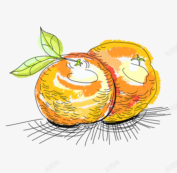 两颗手绘的黄桃png免抠素材_88icon https://88icon.com 卡通手绘 手绘桃子 桃子 水果 装饰图 食物 黄桃