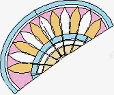 彩色室外花纹平面图png免抠素材_88icon https://88icon.com 室外 平面图 彩色 花纹