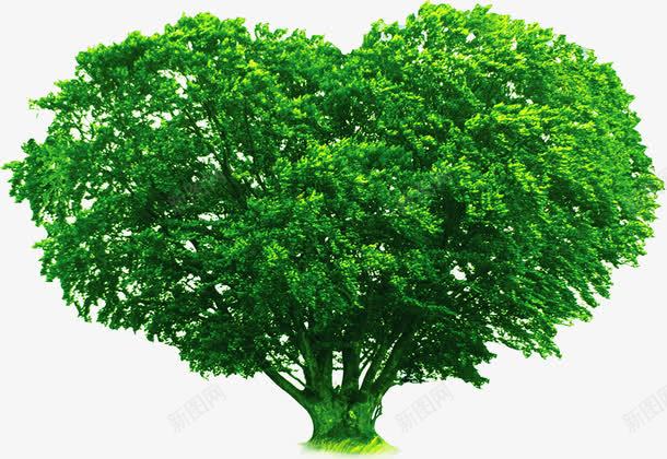 绿色创意树木爱心png免抠素材_88icon https://88icon.com 创意 树木 爱心 绿色