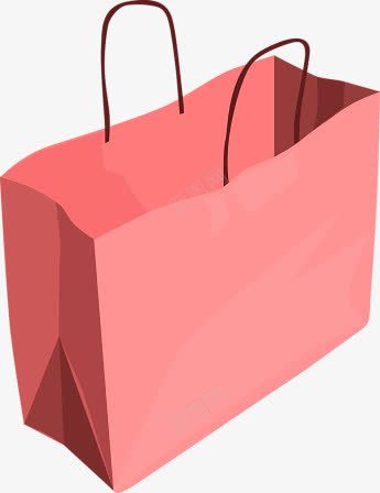 卡通粉色购物袋png免抠素材_88icon https://88icon.com 卡通 粉色 纸盒袋子 袋子 购物袋