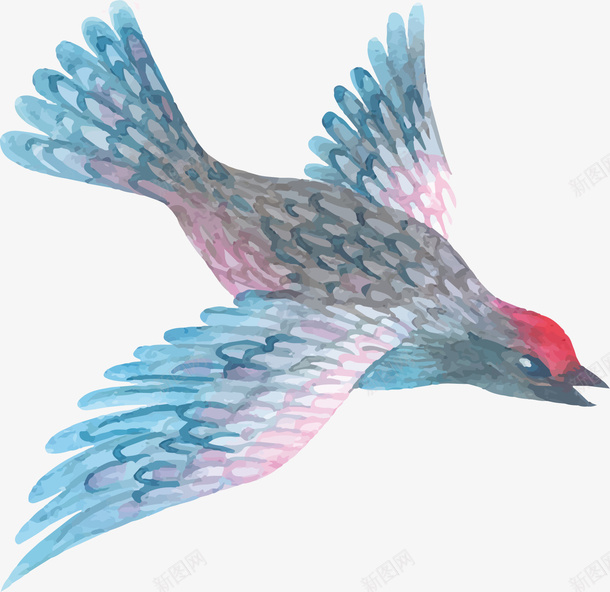 装饰图案背景装饰图案鸟淡彩矢量图ai免抠素材_88icon https://88icon.com 淡彩 背景装饰图案 装饰图案 鸟 矢量图