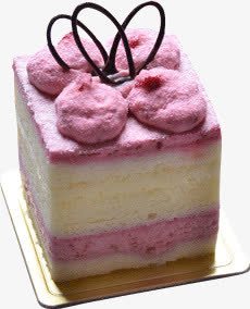 粉色可爱小蛋糕素材