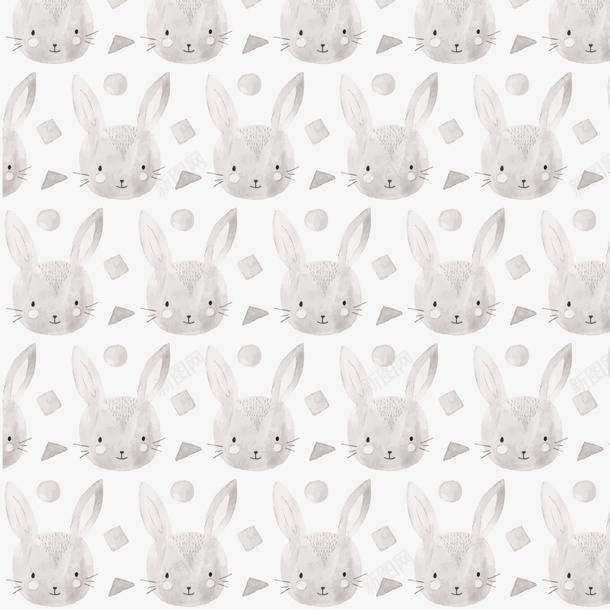 小兔子矢量图eps免抠素材_88icon https://88icon.com 动物 可爱手绘兔子 手绘 装饰 矢量图