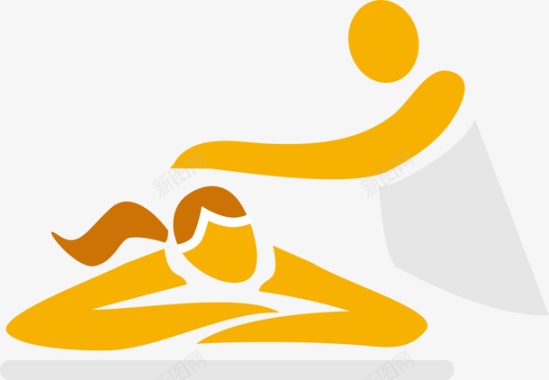 运动品牌服装瑜伽图标矢量图图标