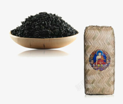 中国黑藏茶素材