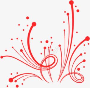 红色创意手绘线条装饰png免抠素材_88icon https://88icon.com 创意 红色 线条 装饰