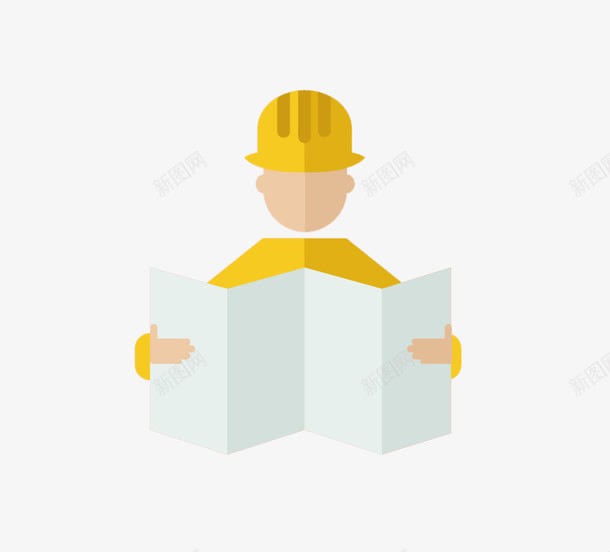 看图纸的建筑工人png免抠素材_88icon https://88icon.com 图纸 工人 建筑工人 黄色