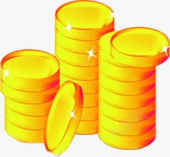 扁平风格质感金币小图标png免抠素材_88icon https://88icon.com 图标 扁平 质感 金币 风格