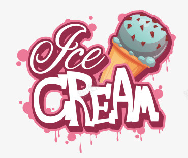 冰淇淋声带冰淇淋图标矢量图图标