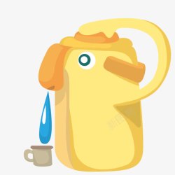 卡通电热壶素材