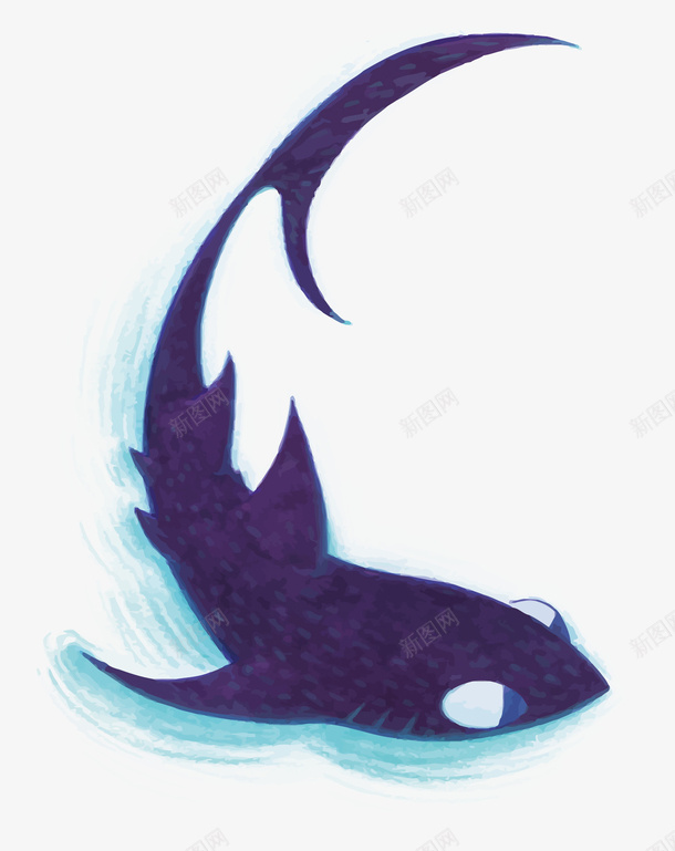 海里的鱼矢量图eps免抠素材_88icon https://88icon.com PNG图片 PNG图片素材 PNG素材 PNG素材免费下载 手绘 蓝色 鱼 矢量图
