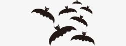 万圣节可怕另一群蝙蝠素材