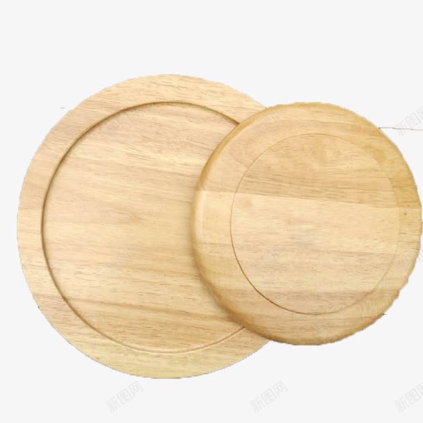 圆形木餐盘可洗png免抠素材_88icon https://88icon.com 不吸油 可洗 木餐盘 简约